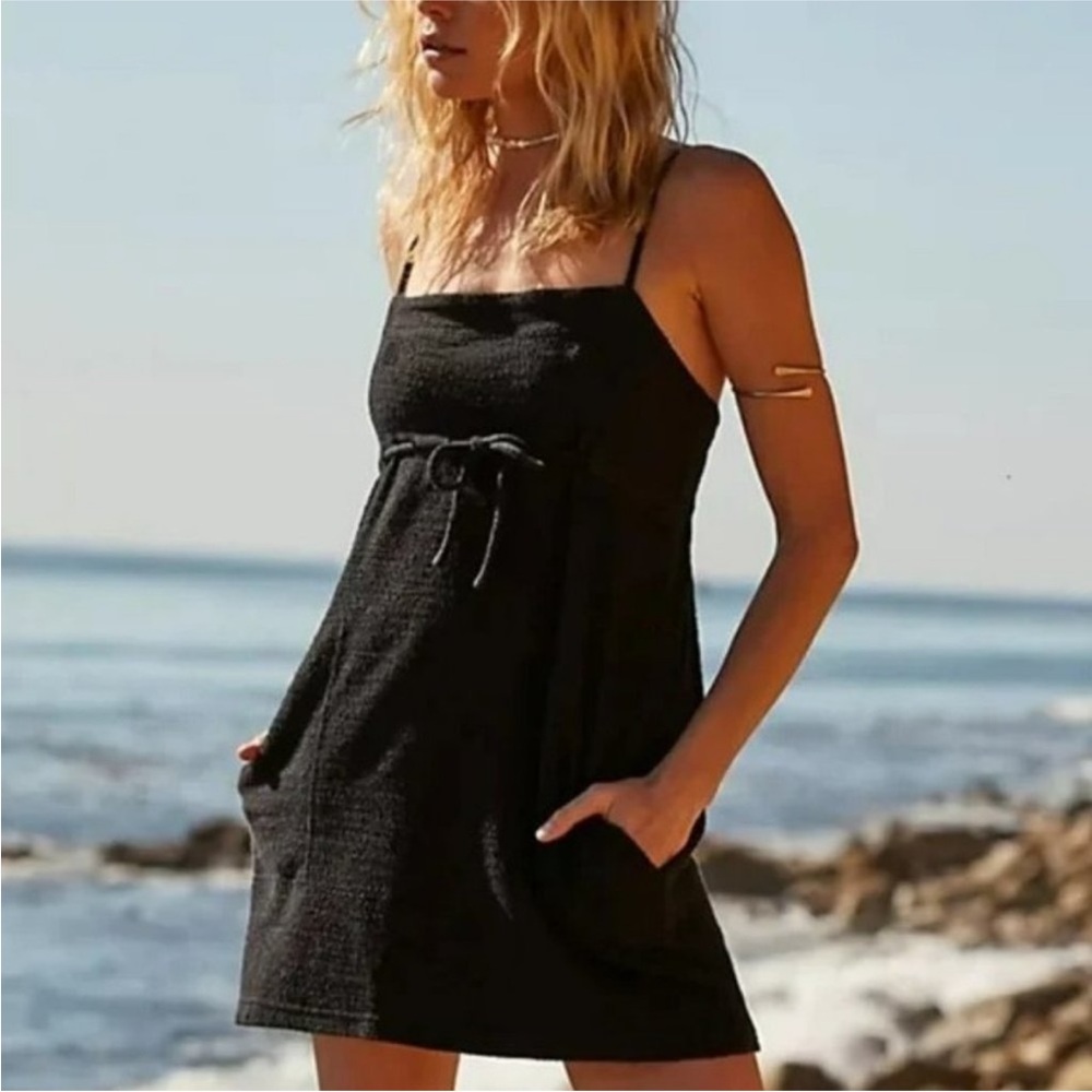 Free People Black Beachwear Dress